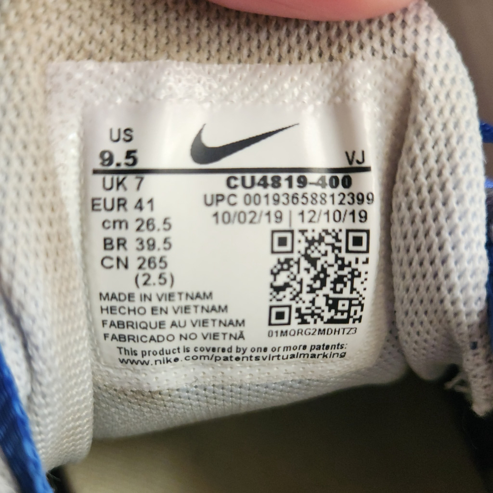 Nike Air Max Plus TN Womens Shoes Size 9.5 Blue Silver - Picture 6 of 6